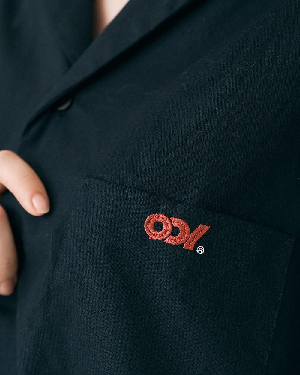 shirt Black Work shirt ODY シャツ 黒 ワークシャツ