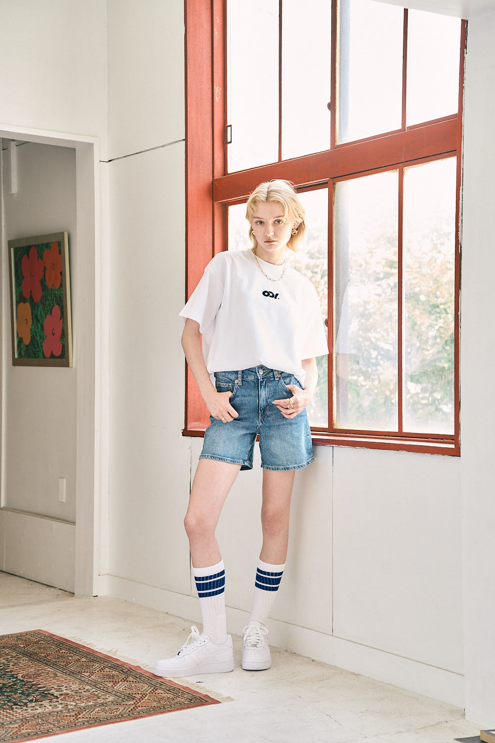 T-shirt White ODY Tシャツ 白