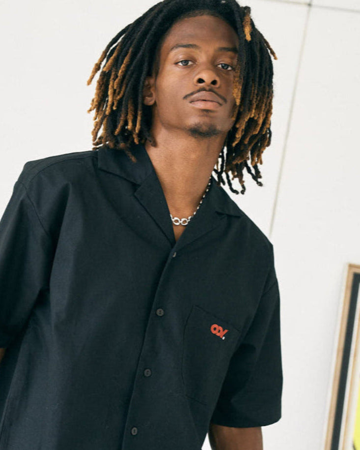 shirt Black Work shirt ODY シャツ 黒 ワークシャツ