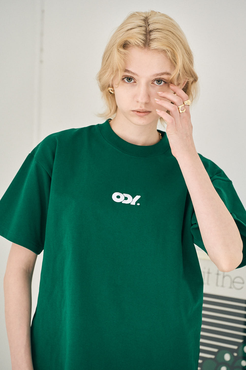 BASIC LOGO T（GREEN）