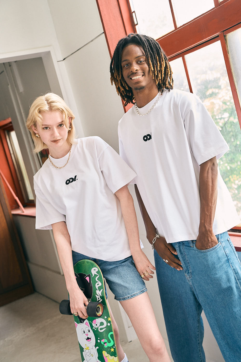 T-shirt White ODY Tシャツ  白