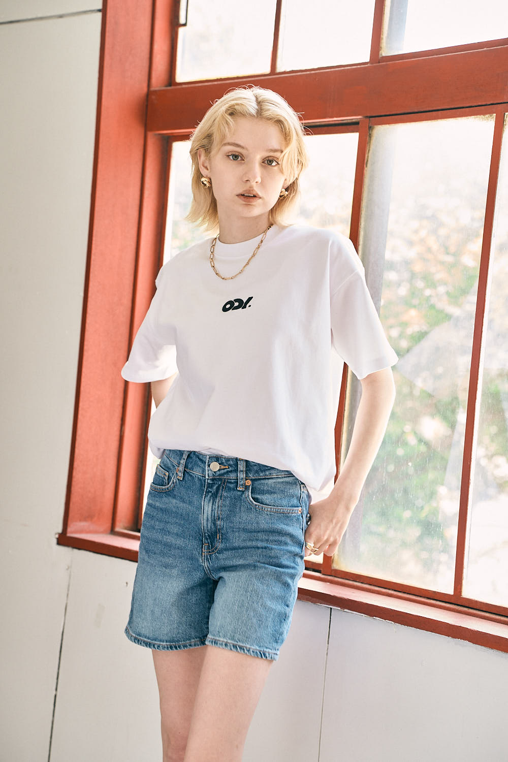 T-shirt White ODY Tシャツ  白