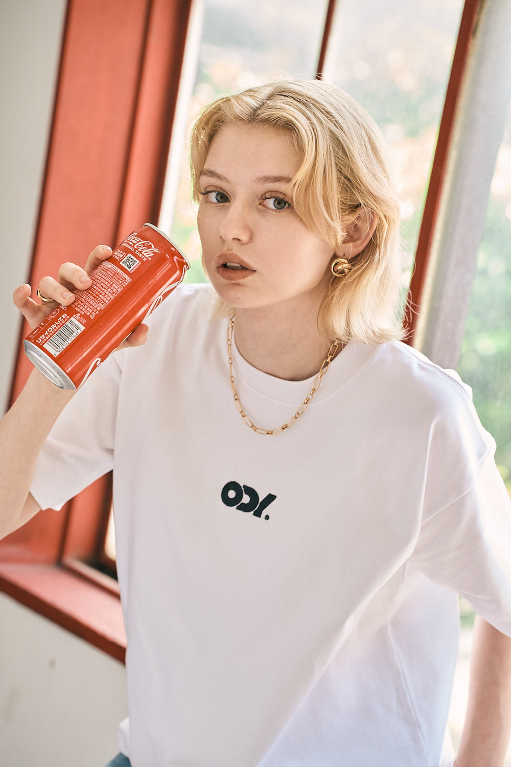 T-shirt White ODY Tシャツ  白