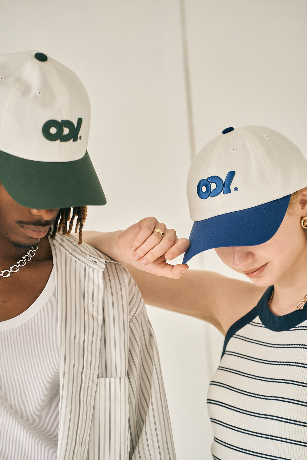 CAP Blue GREEN ODY キャップ 青 緑