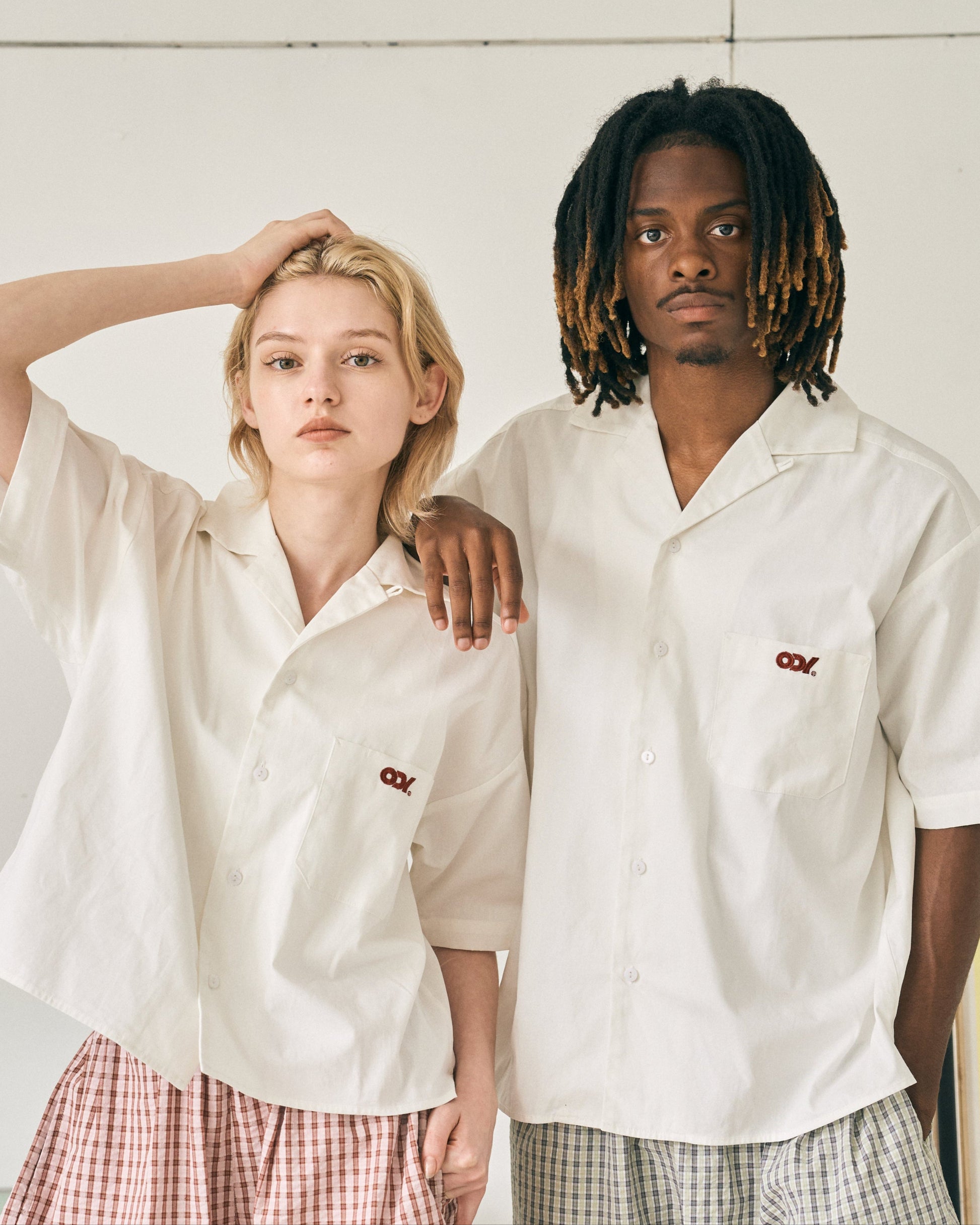 shirt White Work shirt ODY シャツ 白 ワークシャツ